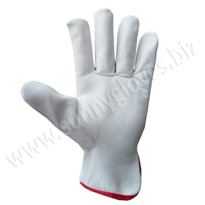 High Quality Classic Durable Cowhide Leather <b>Driver</b> Work <b>Gloves</b> - Product Image 3