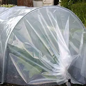 Film protecteur transparent en polyéthylène, 3 Mil, à revêtement en plastique, résistant aux UV, pour Tunnel de culture et cerceau de jardin