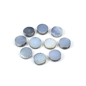 Piedra preciosa suelta Druzy recubierta de azul redonda de 10mm, piedra natural de 69 CTS, 20 piezas - Product Image 2