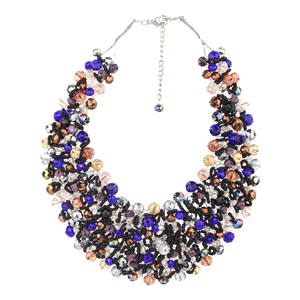 Gargantilla romántica de moda hecha a mano, collar de cadena para niños, nuevos accesorios de cuentas de moda india disponibles para exportación - Product Image 2