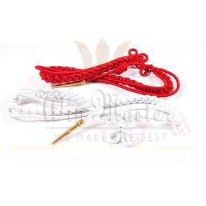 Sudadera con capucha unisex de poliéster de seda Jacquard personalizada con cordón y cordones de hombro ceremoniales para uso en exteriores - Product Image 4