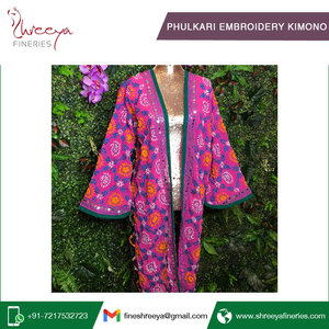 Tela de Georgette bordada a mano, Kimono, 2021 - Product Image 6