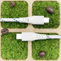 Nuevo Cable USB Tipo-C a Tipo-C 2.0 de 2 Metros con Estilo de Trenzado 2021, Conductor de Cobre Puro Extra Fuerte para Carga y Sincronización de Auriculares y Computadora