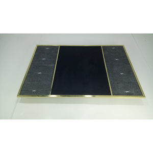 Alfombrilla de Ratón DAPHOCO Modelo 135, Origen Vietnam, Acabado en Latón Antiguo, 0.635x0.432x0.01, Estilo Lujoso para Computadora, Diseño Shagreen - Product Image 2