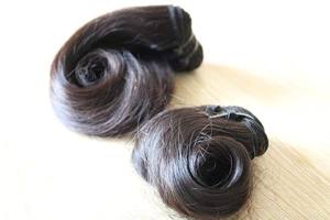 Vietnam inflable rizado de doble dibujado 100% armadura del pelo humano de la Virgen tía inflable rizado - Product Image 3