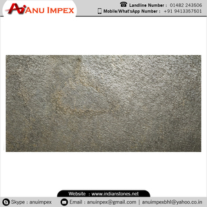 Feuille de finition en ardoise naturelle, dorée et verte, Anu Impex - Product Image 6