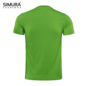 เสื้อยืดคอกลมผู้ชาย ซิมูร่า คอตตอน/โพลีเอสเตอร์ สไตล์สมาร์ทแคชชวล สำหรับฤดูร้อนและฤดูใบไม้ผลิ  รับสกรีนโลโก้  ดีไซน์เรียบง่าย แขนสั้น แห้งเร็ว สีพื้น - Product Image 2
