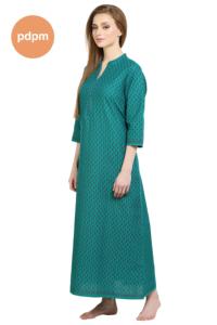 Femme chemise de nuit en coton - Product Image 3