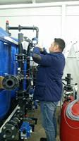 Filtro de carbono para tubería de superficie, sistema de pretratamiento de agua, alta calidad, Color azul, con tanque FRP, 10 m3/h