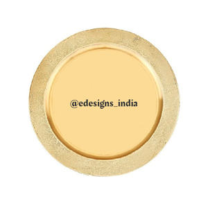 Plaque de chargeur en métal au Design Unique, Design créatif, fait à la main, vente en gros, sous plaque, couleur personnalisée, ronde, meilleure qualité - Product Image 1