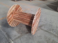 Tambour à câble en bois robuste, matériau en bois/ contreplaqué, conception personnalisée, bobine à câble, fournisseur d'or, kit de démontage, tambour à câble