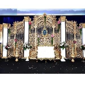 Puertas de fondo para escenario de boda, impresionante Marco de lujo para puerta de escenario de recepción - Product Image 1