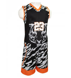 Uniforme de baloncesto estampado por sublimación personalizado de la mejor calidad al por mayor conjunto profesional transpirable de talla grande 100% poliéster rápido - Product Image 3
