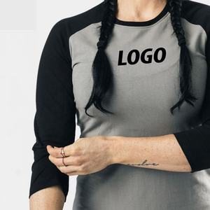 Camiseta de Manga Larga Personalizada para Mujer, Algodón Jersey, Corte Holgado, Estilo Urbano, Informal, Moda Verano 2025 - Product Image 4