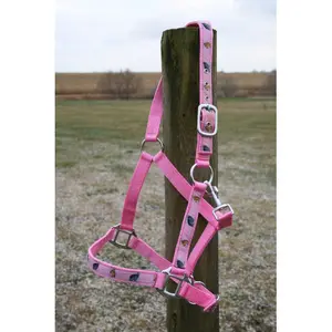 FANCY ajustable Nylon Horse PP Halter en varios colores - Product Image 1