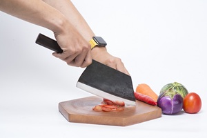 Xyj couteau de Chef japonais en acier, ustensile de boucher de haute qualité, CLEAVER KIRI - Product Image 6