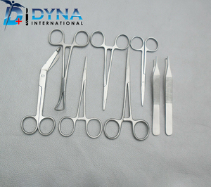 Kit de sutura de oreja de acero inoxidable Dynaintl 8 piezas de instrumentos veterinarios quirúrgicos para perros - Product Image 6