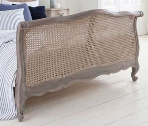 กรอบเตียงไม้สไตล์ฝรั่งเศสพร้อมหวาย - Product Image 2