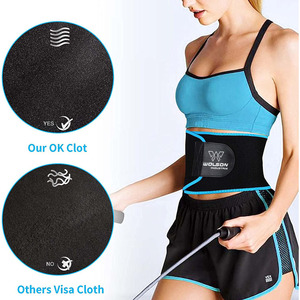 เข็มขัดเรียกเหงื่อสำหรับออกกำลังกายลดน้ำหนักเข็มขัดรัดเอวนีโอพรีนรองรับหลังต่ำเข็มขัดกันเหงื่อสำหรับผู้ชายผู้หญิงเทรนเนอร์ที่รัดเอวใช้ได้ทั้งชายและหญิง - Product Image 3