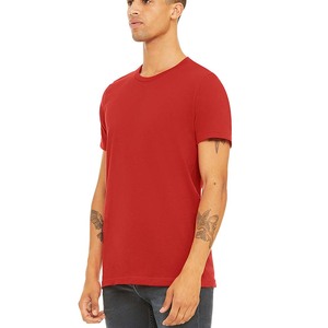 Bella + เสื้อยืดผ้าแคนวาสสำหรับทุกเพศเสื้อยืดแขนสั้นผ้าคอตตอนเสื้อยืดว่างเปล่าเสื้อยืด3001 XS-3X สีสนิมสีแดงติดโลโก้ได้ตามต้องการ - Product Image 5