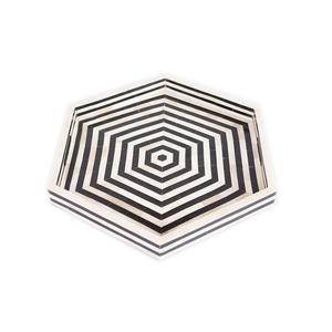 Plateaux de service en bois de qualité standard, design personnalisé noir et blanc, pour hôtels et cuisines domestiques, utilisation pour servir, plat de service - Product Image 1