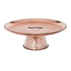 Présentoir à gâteau en métal indien élégant fait à la main présentoir à gâteau de qualité supérieure en gros dessus de table décoratif meilleur support à gâteau de luxe - Product Image 3