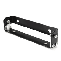 Support de plaque d'immatriculation en métal réglable pour moto, moto, angle réglable