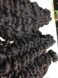 Extensiones de cabello humano, mechones ondulados, doble trama de máquina, alta calidad, vietnamita, virgen, Remy, precio al por mayor - Product Image 4