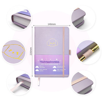 Cuir Pu personnalisé, couverture rigide, Sublimation, carte graphique à pois, pour Journal, agenda