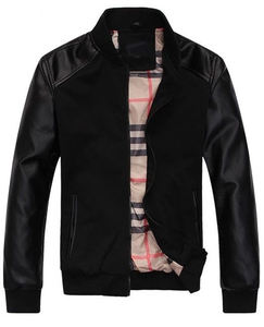 Manga de cuero genuino de vaca con cuerpo de lana premium personalizada temporada de invierno la mejor venta collage béisbol varsity bomber chaqueta - Product Image 1