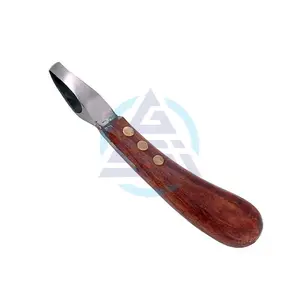 Cuchillo ovalado para pezuña de ganado, herramientas para cortar pezuñas, cuchilla de corte de pie de toro afilada, recortadora de lácteos