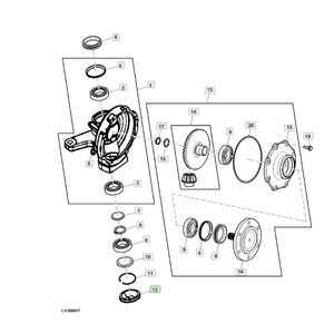 Pieza de tractor JD JohnDeere usada/nuevo enchufe LVU20868 para granjas - Product Image 1