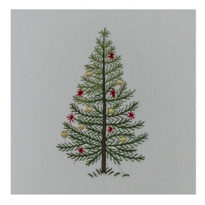 Thunqn — serviette d'invité brodée 100% coton, broderie à la main - Product Image 3