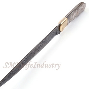New Style Custom Hand Forged Damascus Fillet knife With leather Sheath cover (smk1648) - Product Image 3