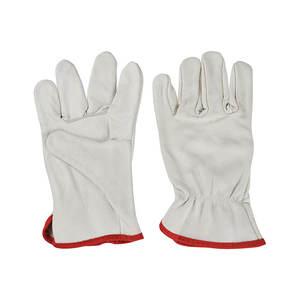 Guantes de seguridad mecánicos de cuero de vaca a prueba de agua logotipo personalizado guantes mecánicos de trabajo con pantalla táctil guantes personalizados - Product Image 3