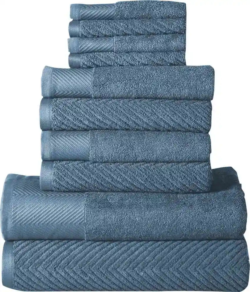 Groothandel Luxe 100% Katoen 10 Stuks Handdoek Set Badkamer Handdoek Badhanddoek