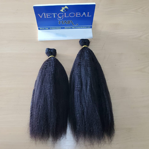 Extensiones de Cabello Humano Natural Remy Virgen Liso Kinky con Trama de Piel, Cabello Camboyano - Product Image 1