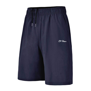 Shorts de couleur unie à séchage rapide pour hommes de haute qualité avec cordon de serrage à taille moyenne - Product Image 6