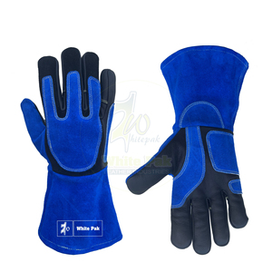Gants de sécurité Weldstar XL en cuir fendu de qualité supérieure antidérapants et anti-écrasement de couleur/taille personnalisée pour le soudage et la manipulation des aliments - Product Image 1