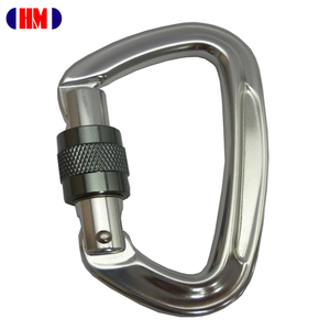 CE Certificate 25KN Breaking Strength Safety Climbing Aluminum Carabiner For Sports - Product Image 1