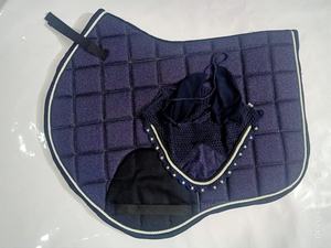 Ensemble de tapis de selle NOUVEAU DESIGN avec revêtement extérieur en coton et rembourrage en polyester, options personnalisées pour l'équitation et l'équitation équestre - Product Image 6