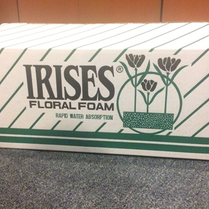 Arrangement de fleurs en mousse florale de Noël durable vert Flotex de qualité supérieure en forme de croix pour la décoration intérieure - Product Image 1