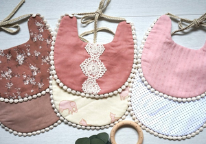 100% coton bébé bavoir bandana bavoirs en gros réglable lavable bébé alimentation bavoirs fabricants personnalisés - Product Image 2