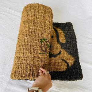Tapis de porte en fibre de coco fait main en gros du Vietnam tapis de jardin décoratif pour la maison naturelle - Product Image 3