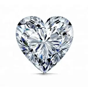 Best Quality Heart Cut Shape VVS Clarity Loose Real Natural diamond