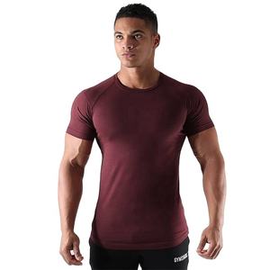 Ropa de moda Unisex para hombre, camiseta de gimnasio de cuello redondo de talla grande, camisetas deportivas para entrenamiento muscular, camiseta atlética - Product Image 3