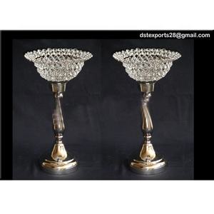 Nuevo Centro de Mesa Moderno con Base de Globo de Cristal, Plateado, Ligero, Color Personalizable, Atractivo para Bodas y Eventos - Product Image 6