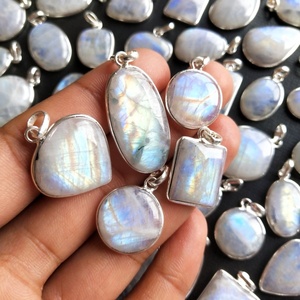 Hot Selling Fashion Trend <b>Mens</b> and Womens Moonstone Natural Rough Stone Necklace Chandelier Pendant Moonstone <b>Bracelet</b> Tiny Pen - Product Image 5