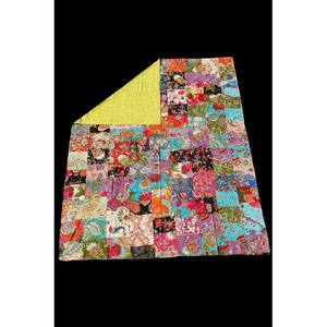 Couvre-lit réversible Kantha Vintage couette Style indien coton Gudari jeter literie Patchwork Technique belle couverture Kantha - Product Image 2