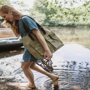 กระเป๋าถือสตรีปรับแต่งได้กระเป๋าถือรีไซเคิลได้, กระเป๋าถือโลโก้ออกแบบได้ตามต้องการแบบลำลองเปิดใช้ซ้ำได้ - Product Image 2